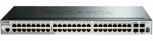 Комутатор D-Link DGS-1510-52X 48xGE, 4xSFP+, SmartPro (DGS-1520-52)