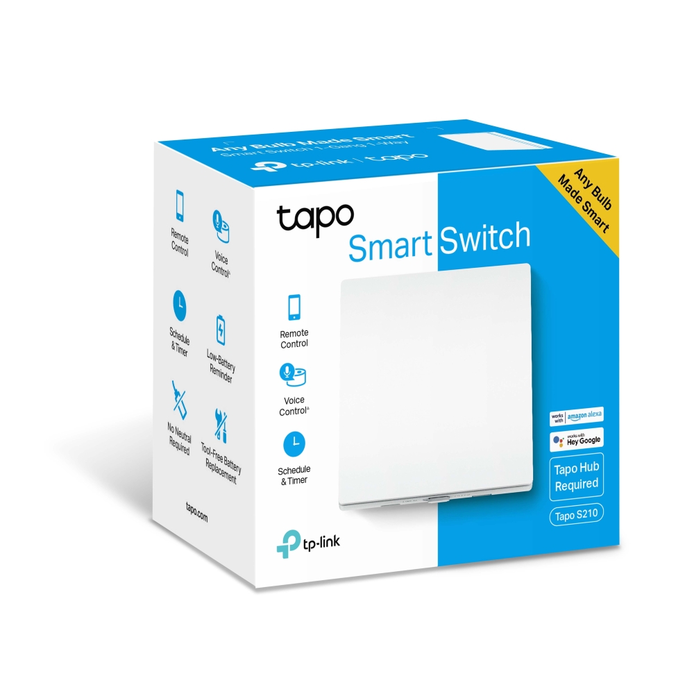 Розумний перемикач світла TP-LINK Tapo S210 868 MHz 250V 4A