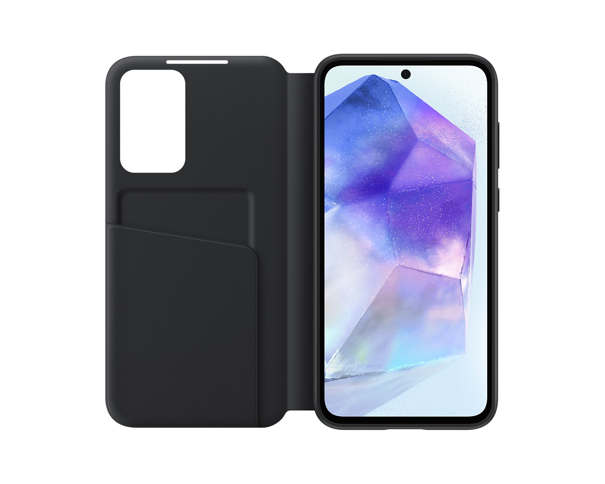 Чохол Samsung для Galaxy A55 5G Smart View Wallet Case Black (EF-ZA556CBEGWW)