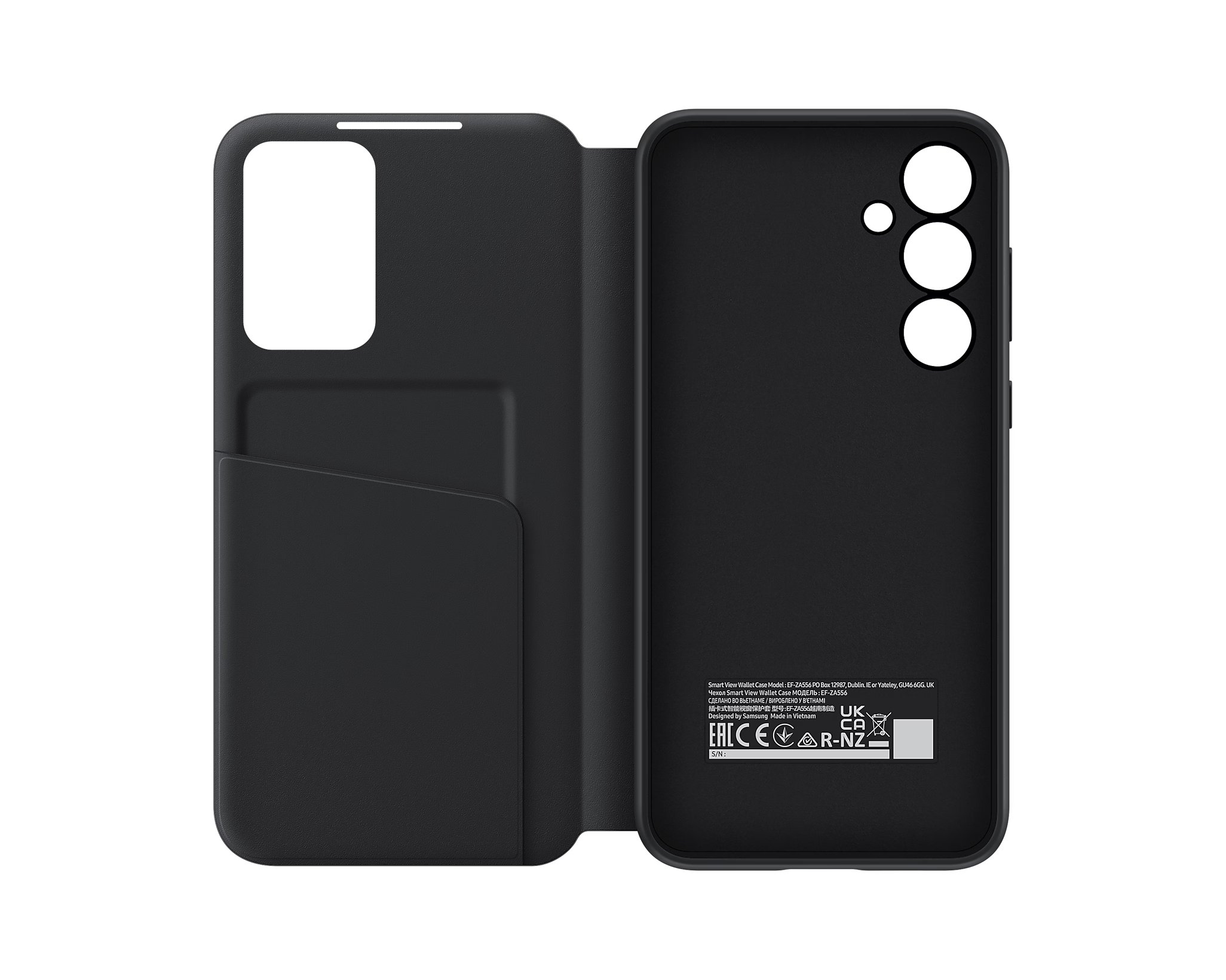 Чохол Samsung для Galaxy A55 5G Smart View Wallet Case Black (EF-ZA556CBEGWW)