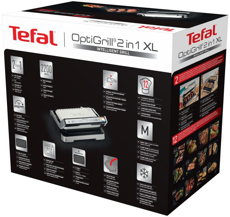 Гриль Tefal GC782D30 OptiGrill 2in1 XL