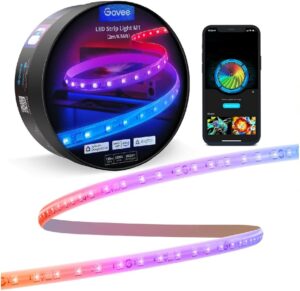 Стрічка світлодіодна розумна Govee H100E LED Strip Light M1 Matter Compatible 1m extension of H61E1, 1м, RGBIC , WI-FI/Bluetooth