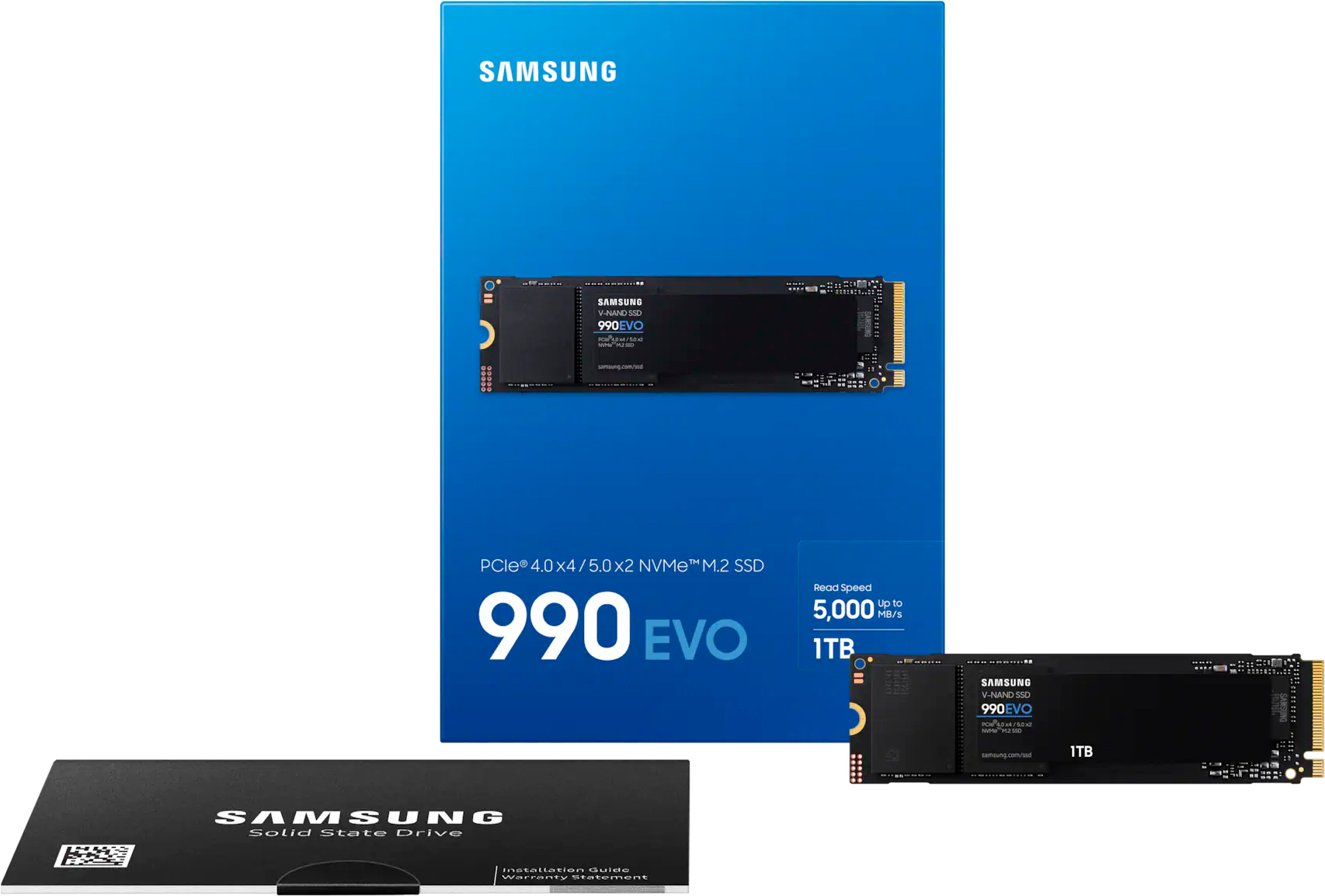 SSD накопичувач SAMSUNG M.2 1TB PCIe 4.0 990EVO (MZ-V9E1T0BW)