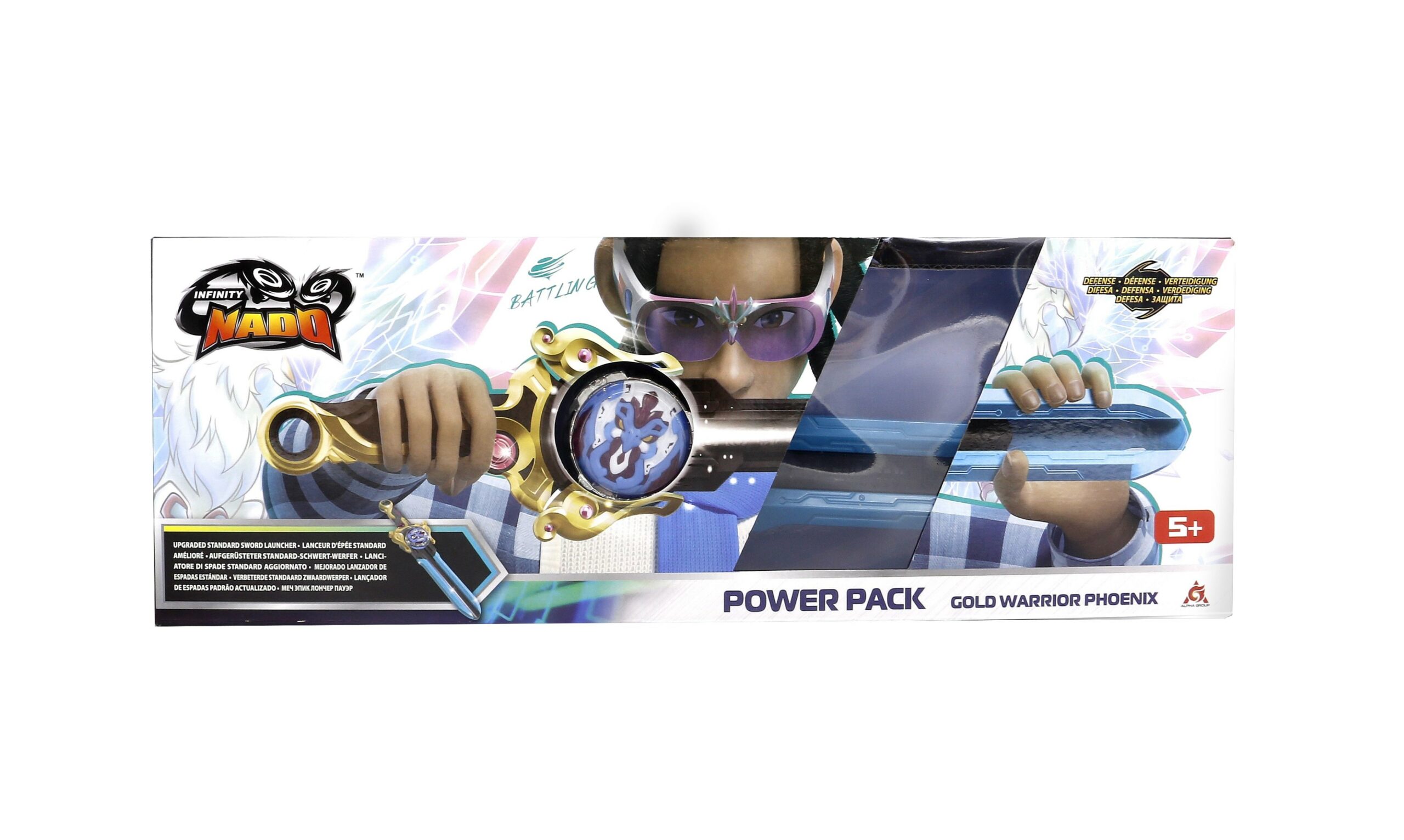 Дзиґа Infinity Nado VI Power Pack Золотий Воїн Фенікс (Gold Warrior Phoenix)