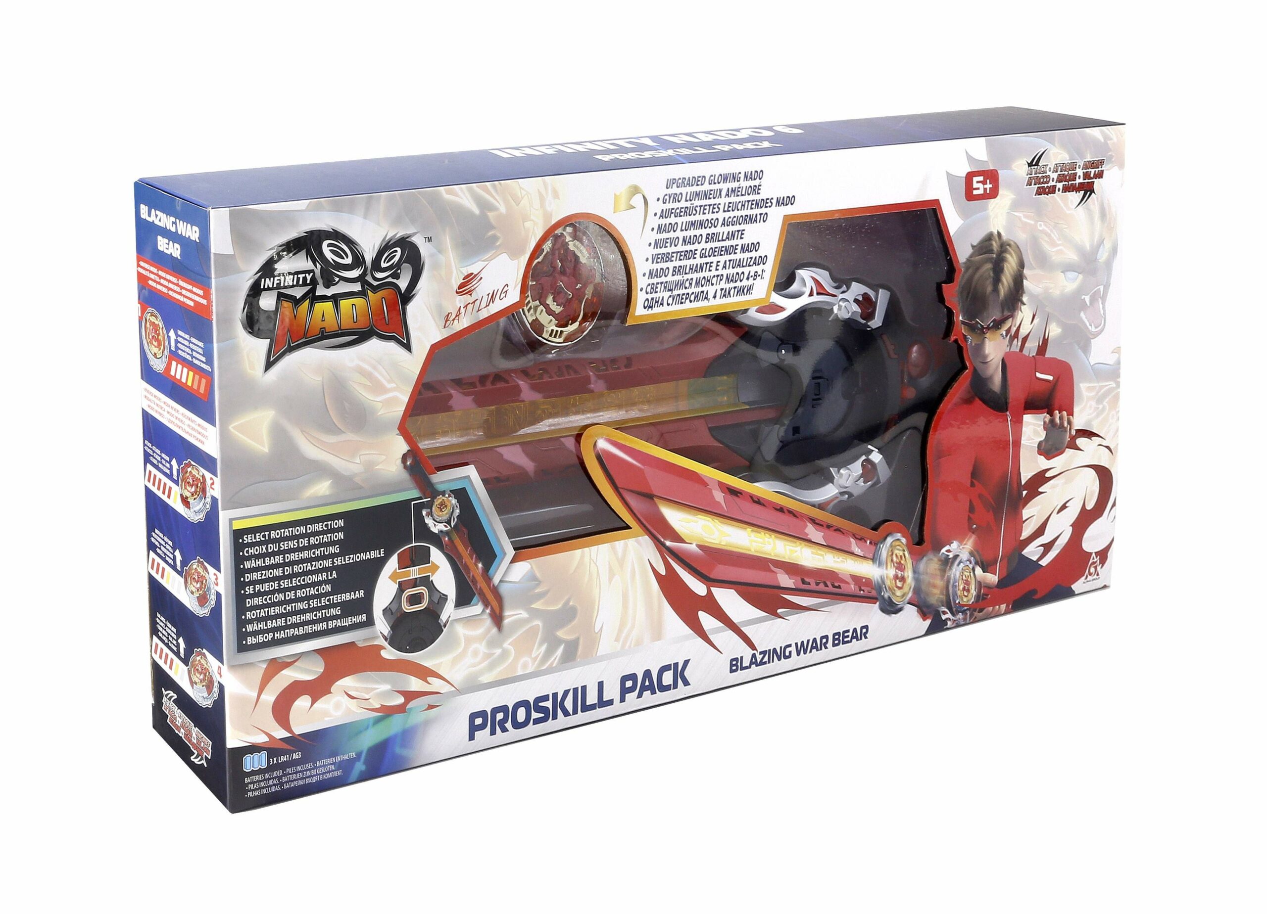 Дзиґа Infinity Nado VI Proskill Pack Палаючий Бойовий Ведмідь (Blazing War Bear)