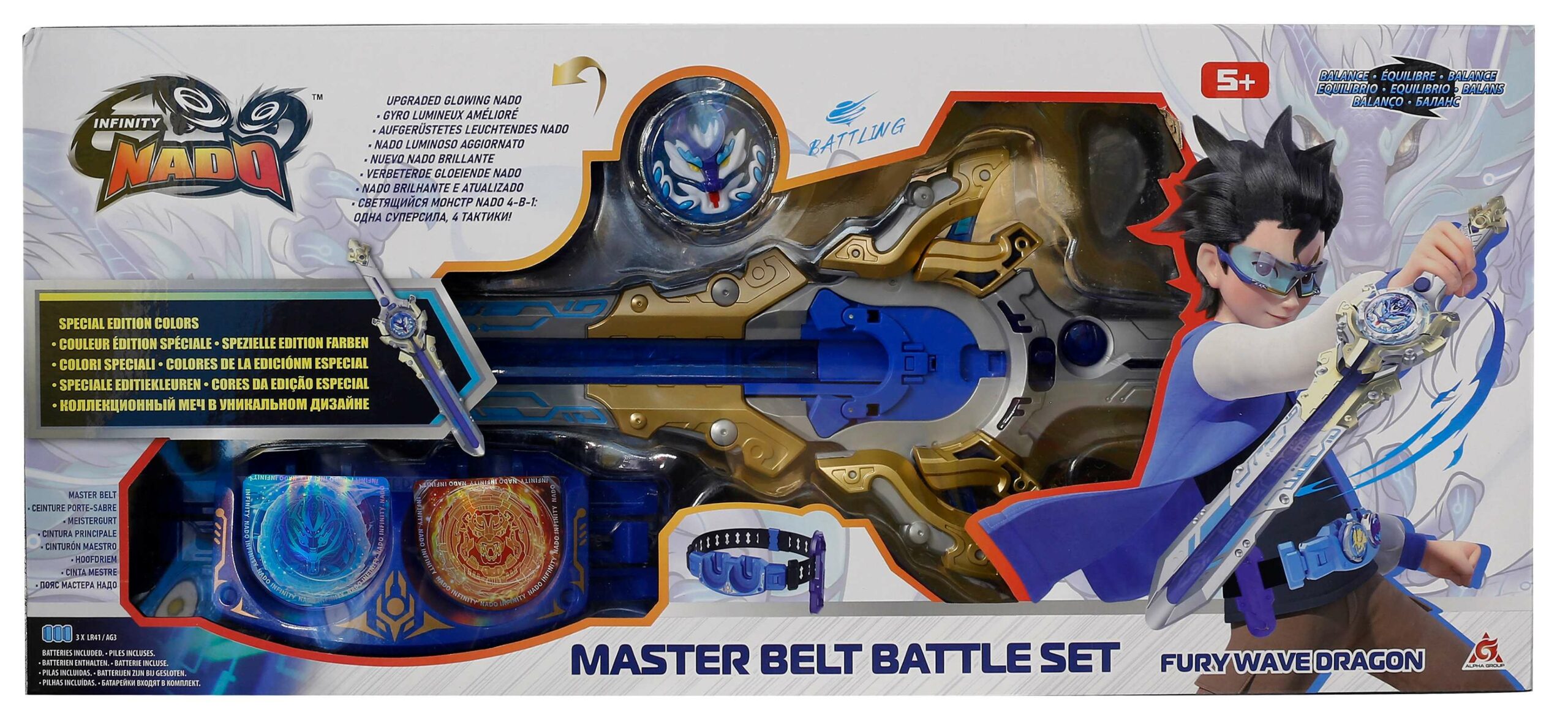 Набір Infinity Nado VI Master Belt Battle Set Лютий Дракон (Fury Wave Dragon)