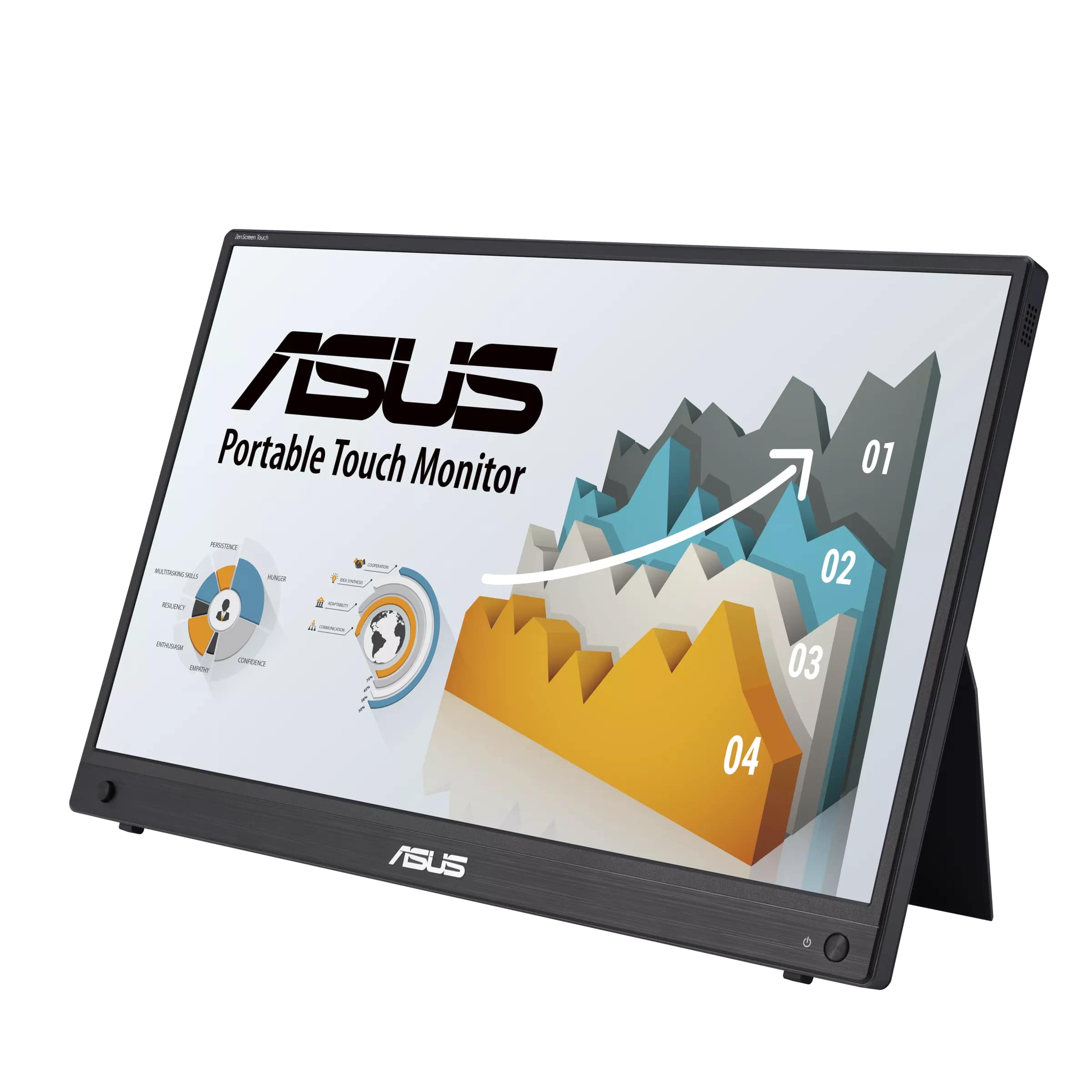 ASUS Монітор портативний 15.6" ZenScreen MB16AHT mHDMI, 2xUSB-C, MM, IPS, Touch