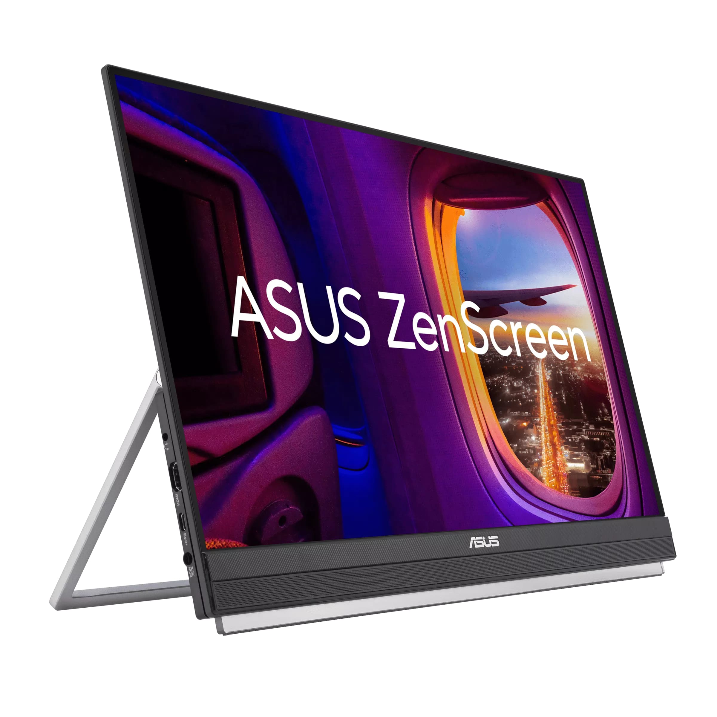 ASUS Монітор портативний 21.5" ZenScreen MB229CF HDMI, USB-C, MM, IPS, 100Hz, AdaptiveSync, C-Clamp Arm