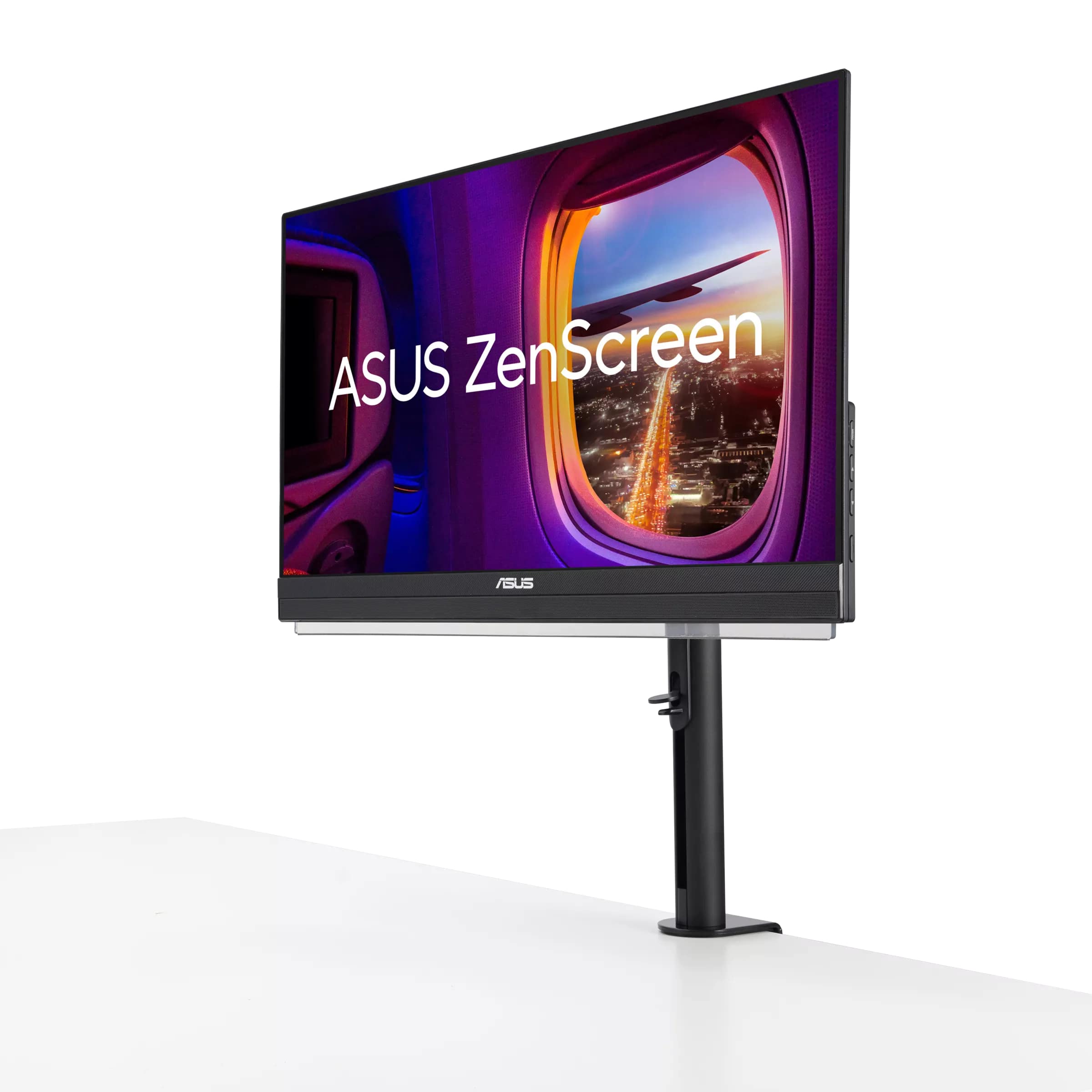 ASUS Монітор портативний 21.5" ZenScreen MB229CF HDMI, USB-C, MM, IPS, 100Hz, AdaptiveSync, C-Clamp Arm