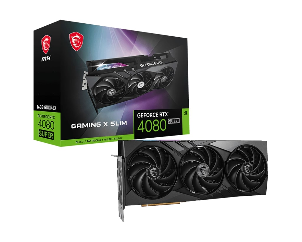 Відеокарта MSI GeForce RTX 4080 SUPER 16GB GDDR6X GAMING X SLIM (912-V511-228)