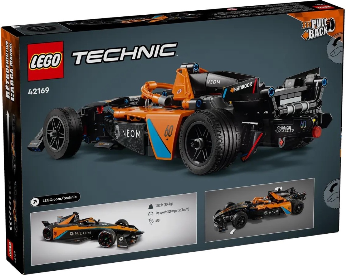 LEGO 42169 Technic Автомобиль для гонки NEOM McLaren Formula E