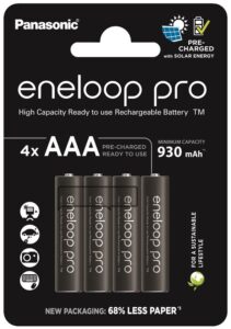 Акумулятор Panasonic Eneloop NI-MH Pro AAA 930 мАг, 4 шт. (BK-4HCDE/4CP)