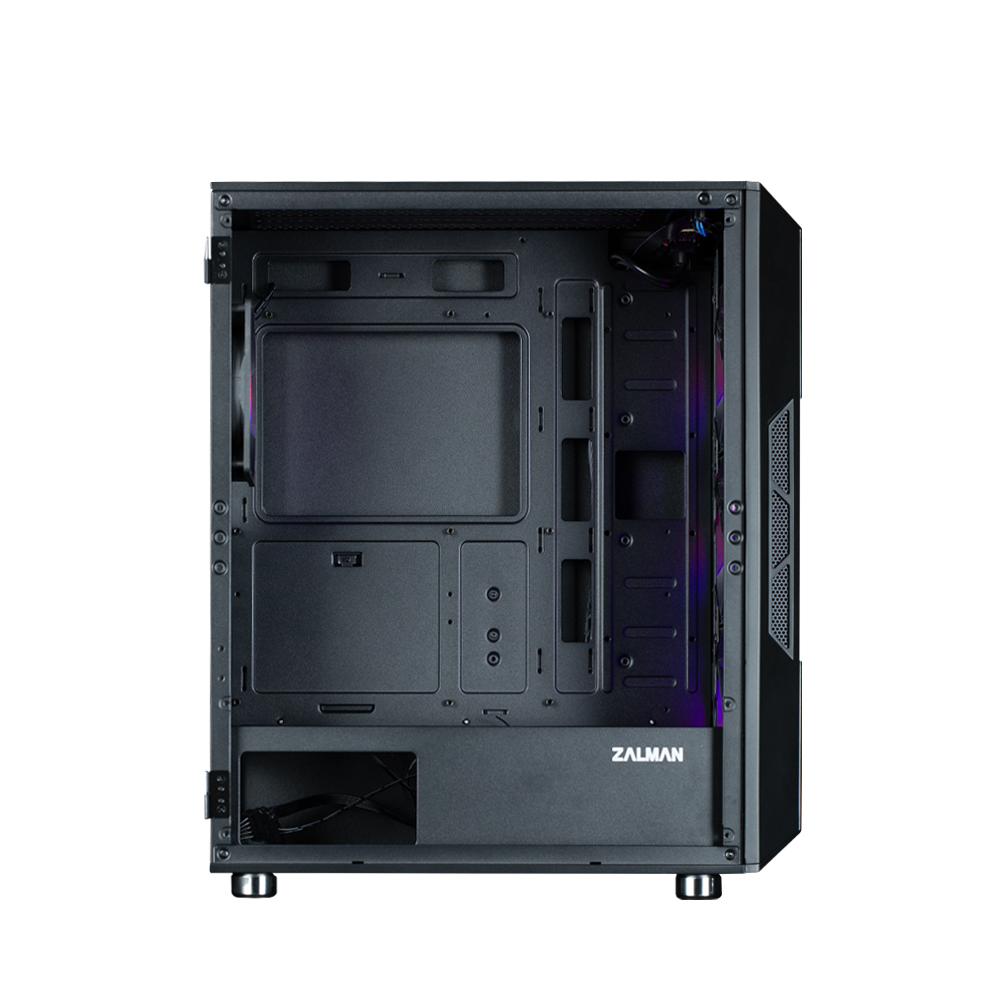 Корпус Zalman I3 Neo ARGB без БЖ, 2xUSB3.0, 1xUSB2.0, 4x120мм ARGB, VGA 355мм, LCS ready, TG Side Panel, ATX, чорний