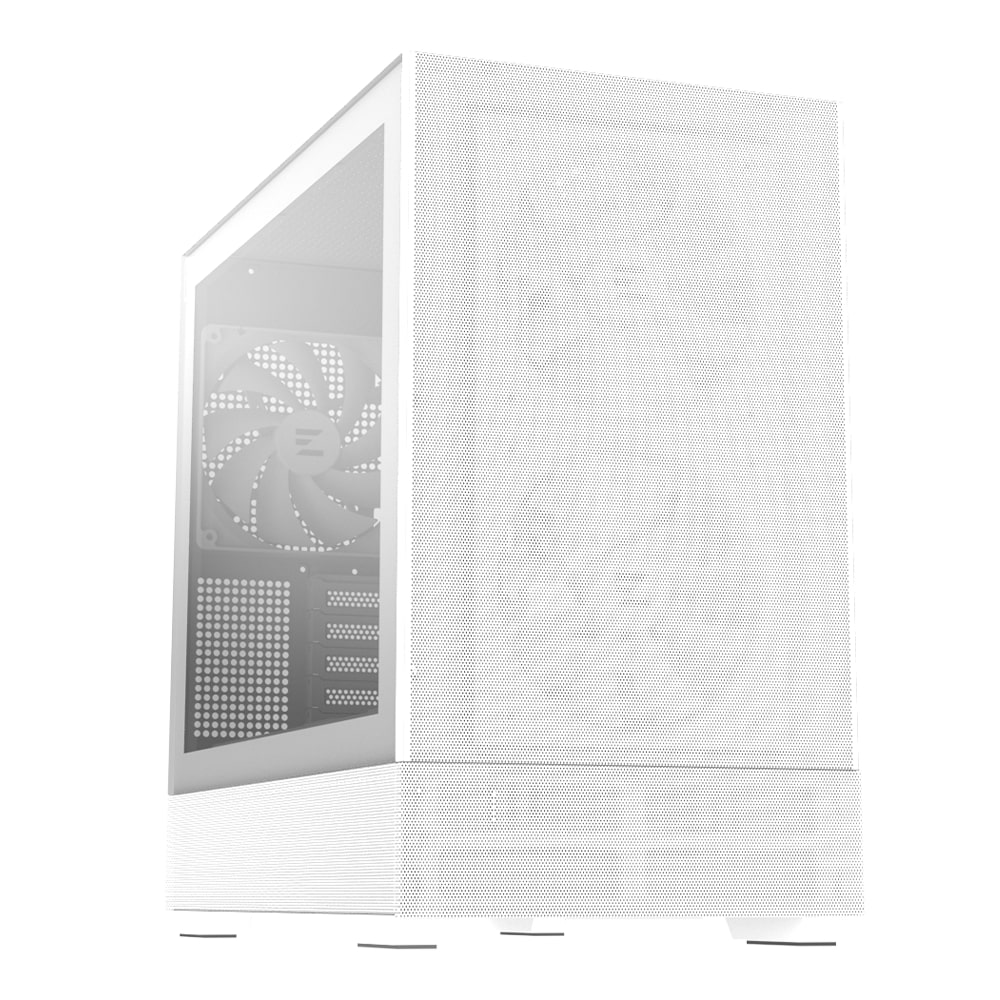 Корпус Zalman P30 AIR без БП, 1xUSB3.0, 1xUSBType-C, 3x140мм ARGB, VGA 392мм, LCS ready, TG Side Panel, mATX, білий