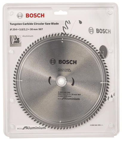 Диск пильний Bosch Eco for Aluminium 254x3x30-96T (2.608.644.395)