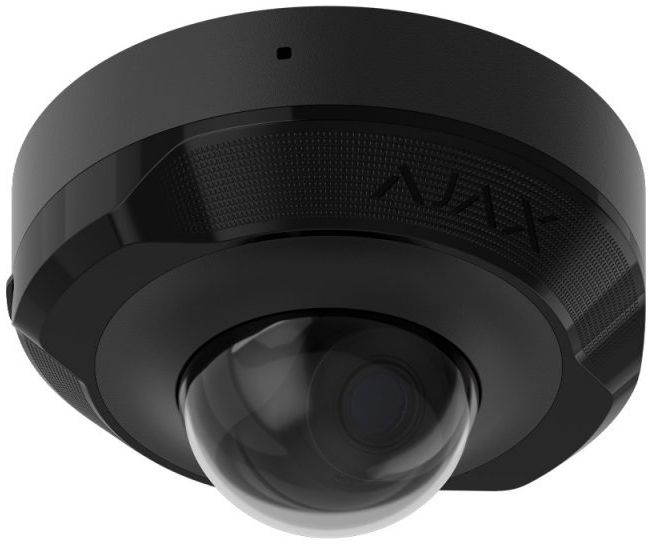 IP-камера ведущая Ajax DomeCam Mini, мини купольная, черная (000039320)