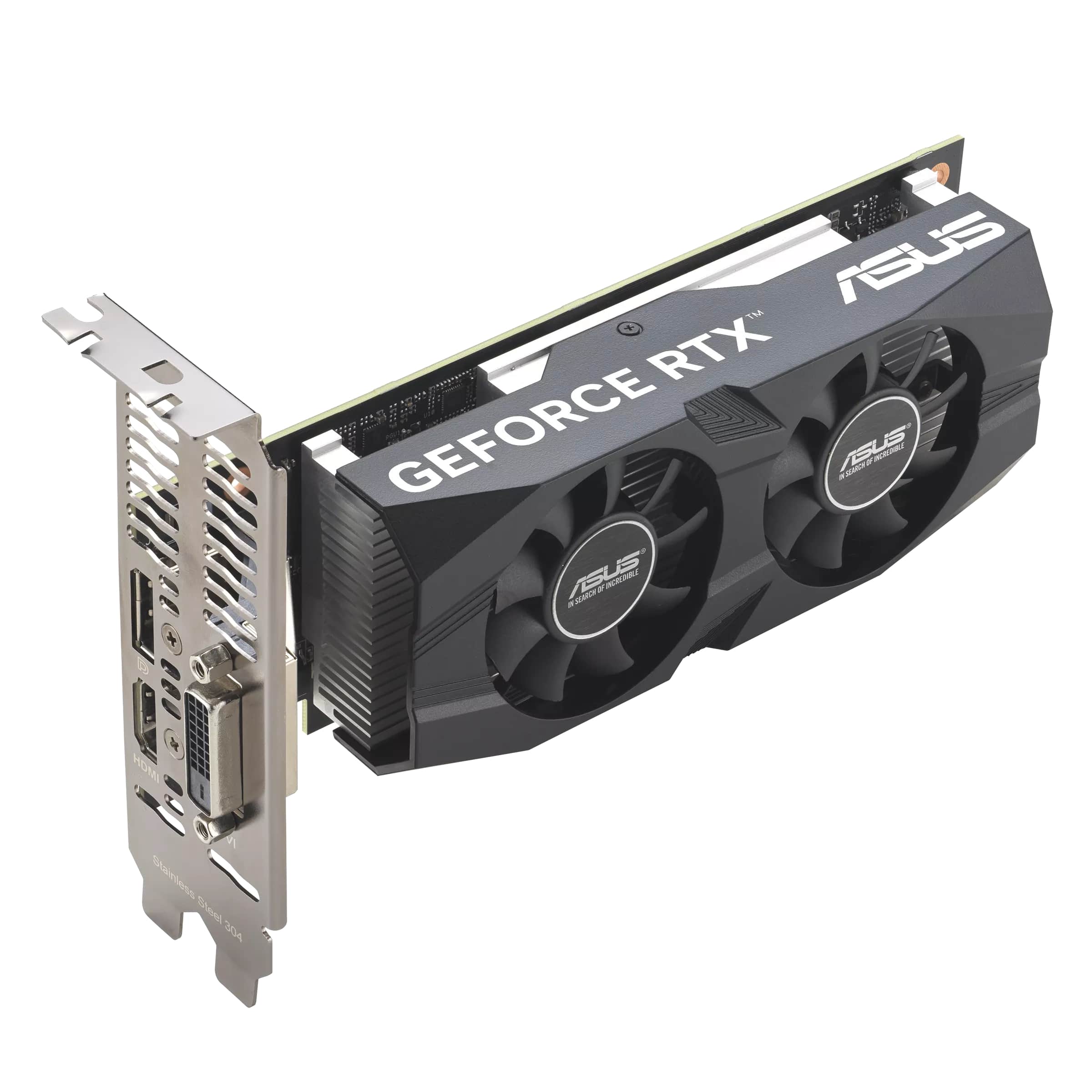 Відеокарта ASUS GeForce RTX 3050 6GB GDDR6 OC low profile (90YV0KQ0-M0NA00)