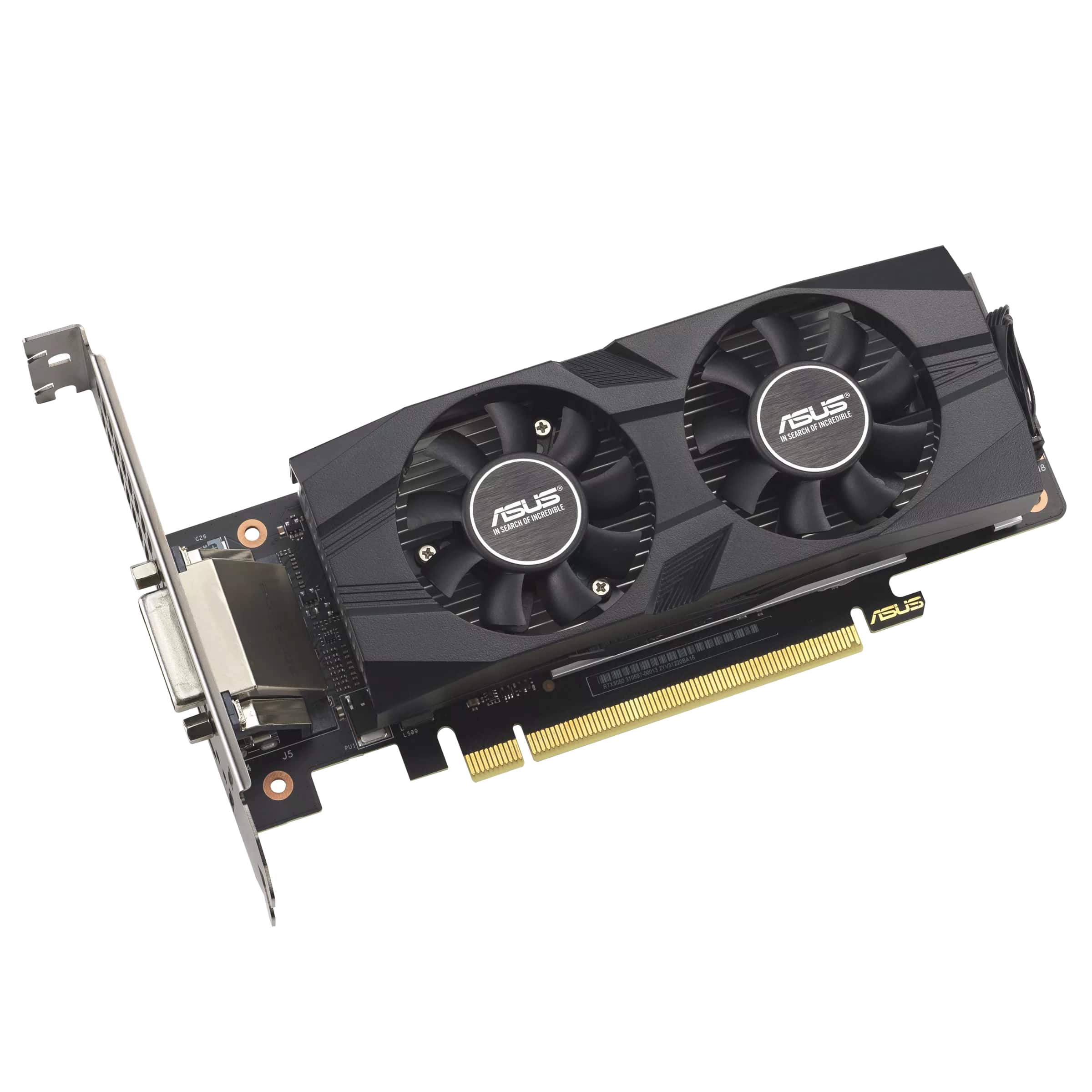 Відеокарта ASUS GeForce RTX 3050 6GB GDDR6 OC low profile (90YV0KQ0-M0NA00)