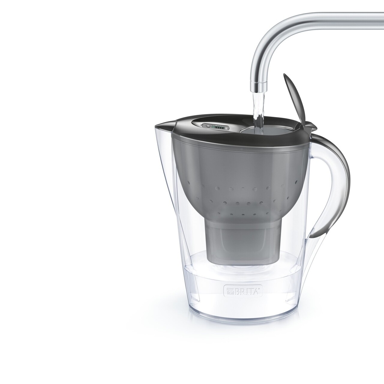 Фильтр-кувшин Brita Marella Memo MXPro 2.4л (1.4л очищенной воды) графит (1052794)