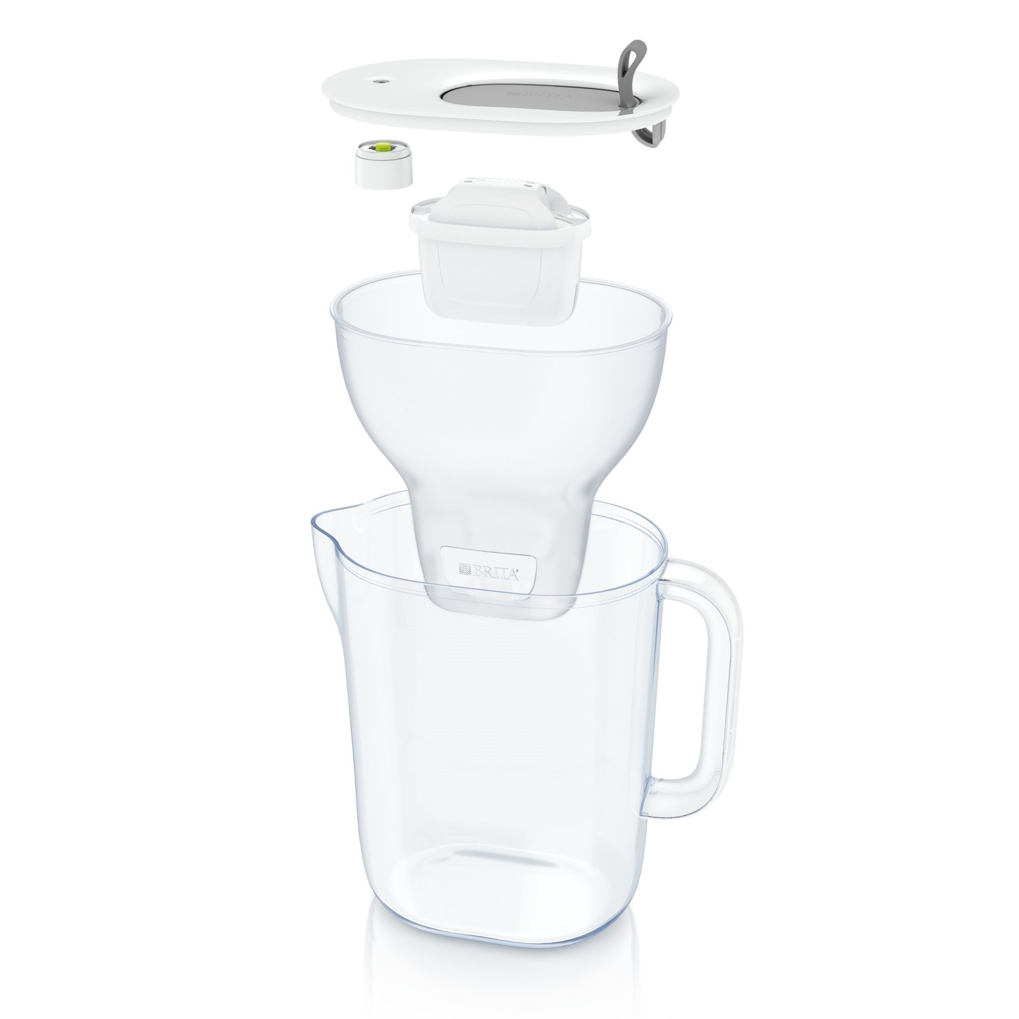 Фільтр-глечик Brita Style XL LED MXPro 3.6л (2.3л очищеної води) сірий (1052803)