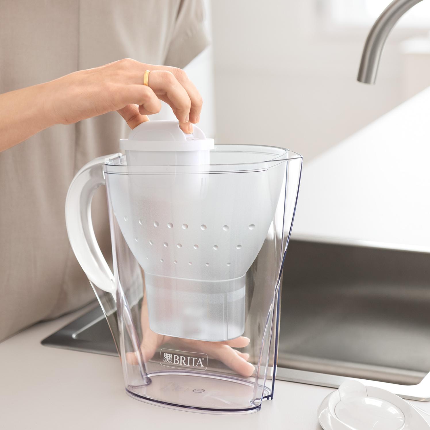 Фільтр-глечик Brita Marella XL Memo MXPro 3.5л (2л очищеної води) + 3 картриджі білий (1052782)