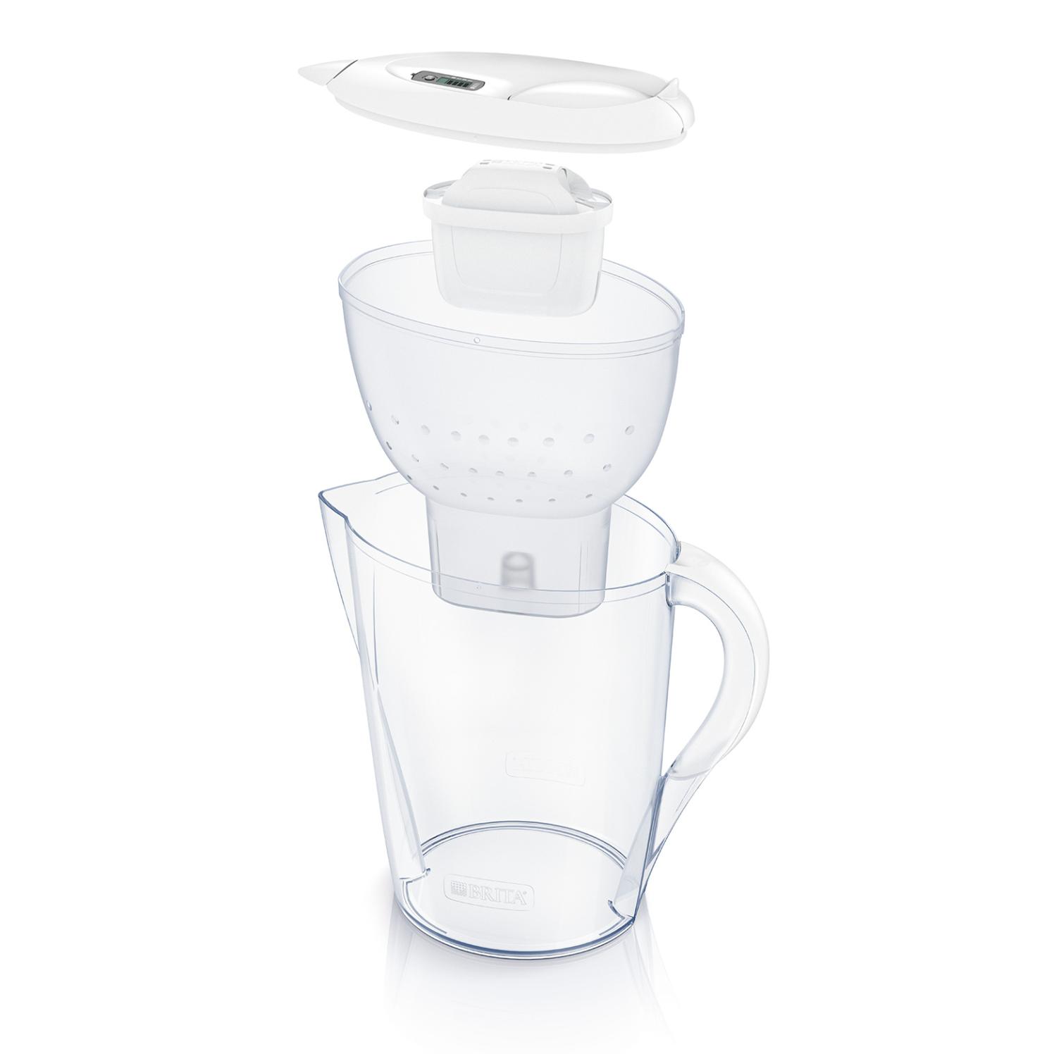 Фільтр-глечик Brita Marella XL Memo MXPro 3.5л (2л очищеної води) + 3 картриджі білий (1052782)