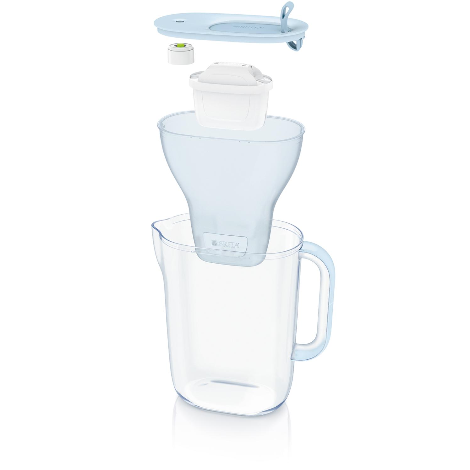 Фільтр-глечик Brita Style LED MXPro 2.4л (1.4л очищеної води) синій (1052807)