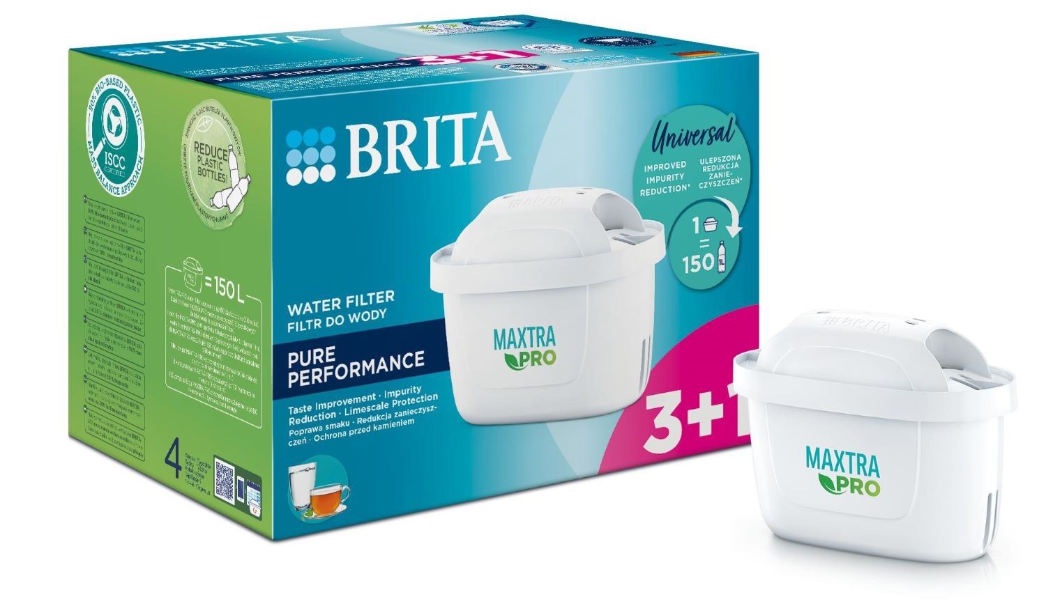 Комплект картриджів Brita MXPro 3+1шт (1051759)