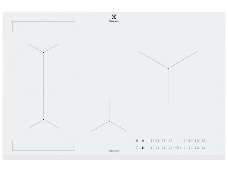 Варильна поверхня Electrolux індукційна, 80см, розширена зона, білий