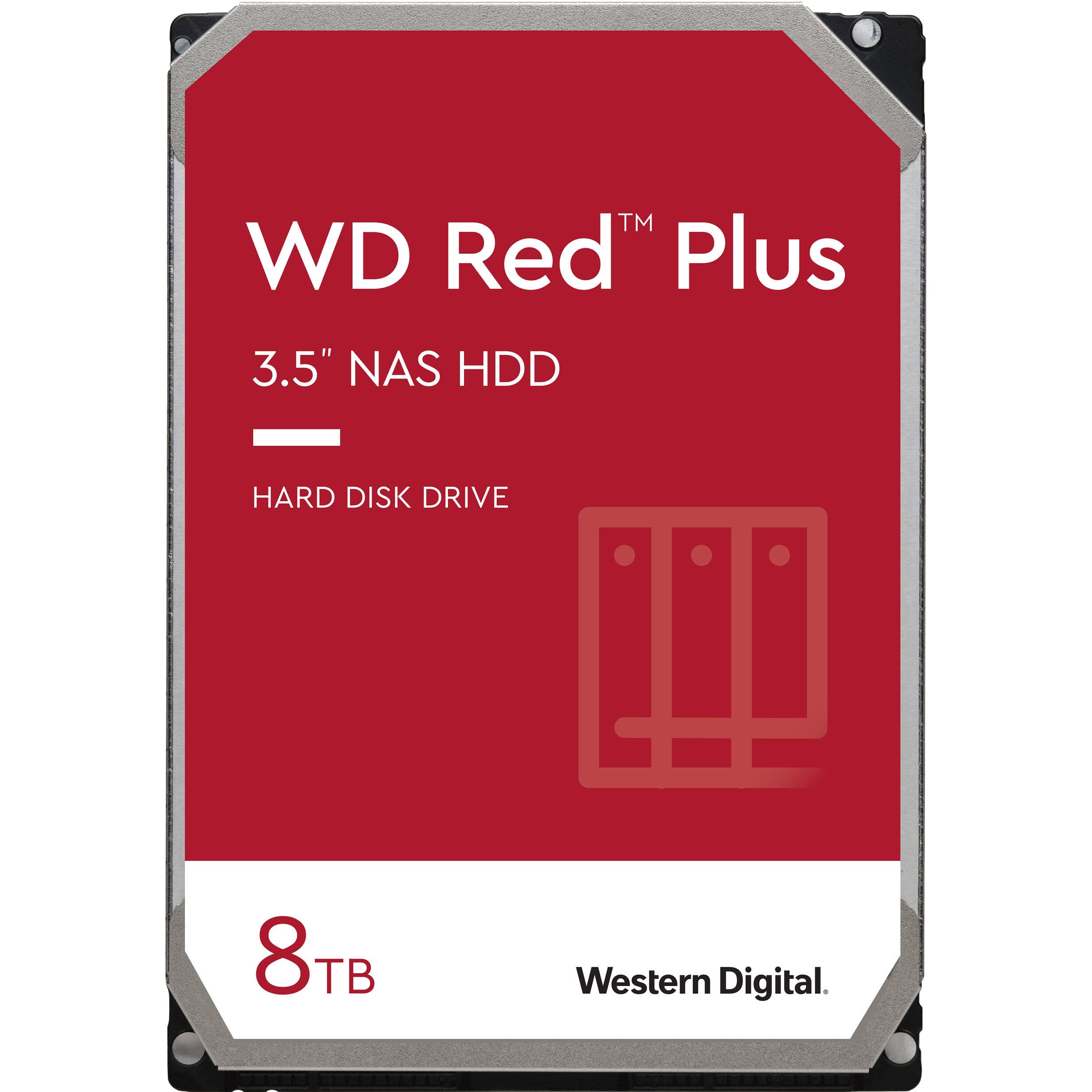 WD Жорсткий диск 8TB 3.5" 5640 256MB SATA Red Plus NAS