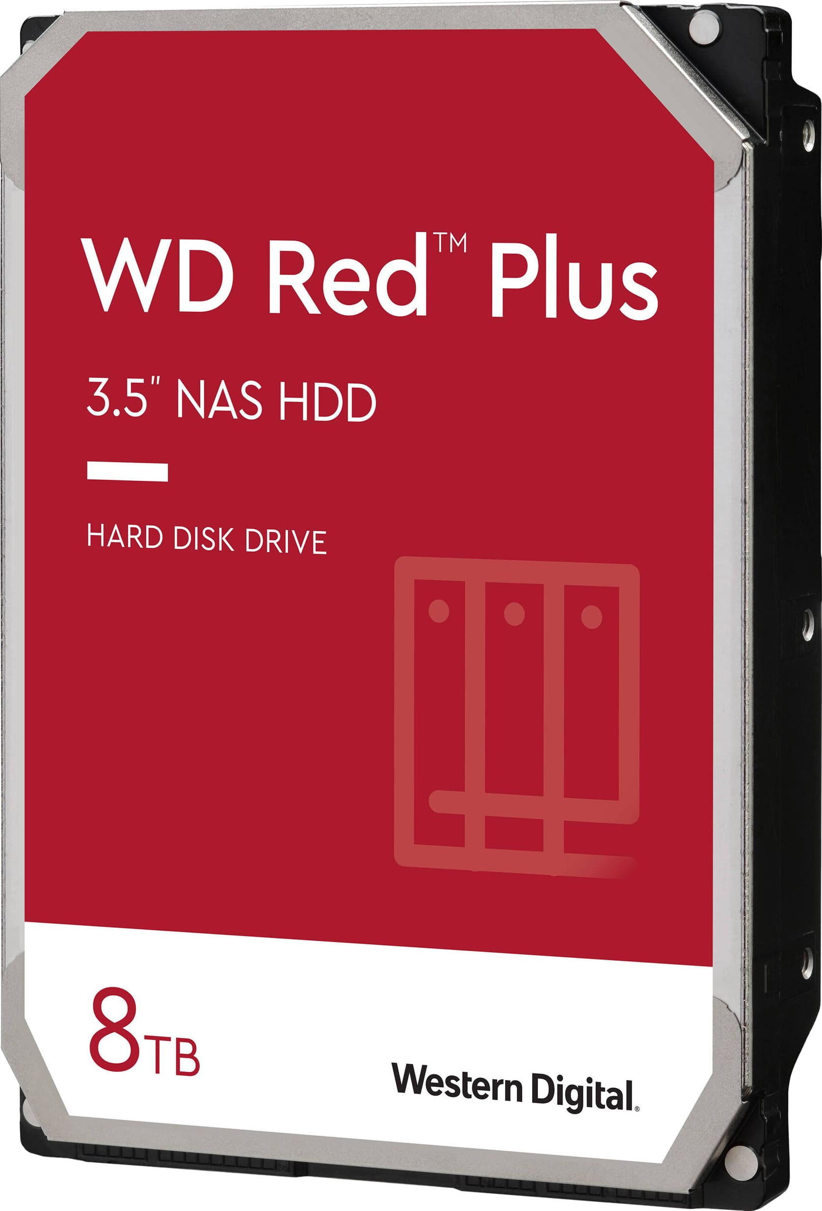 WD Жорсткий диск 8TB 3.5" 5640 256MB SATA Red Plus NAS