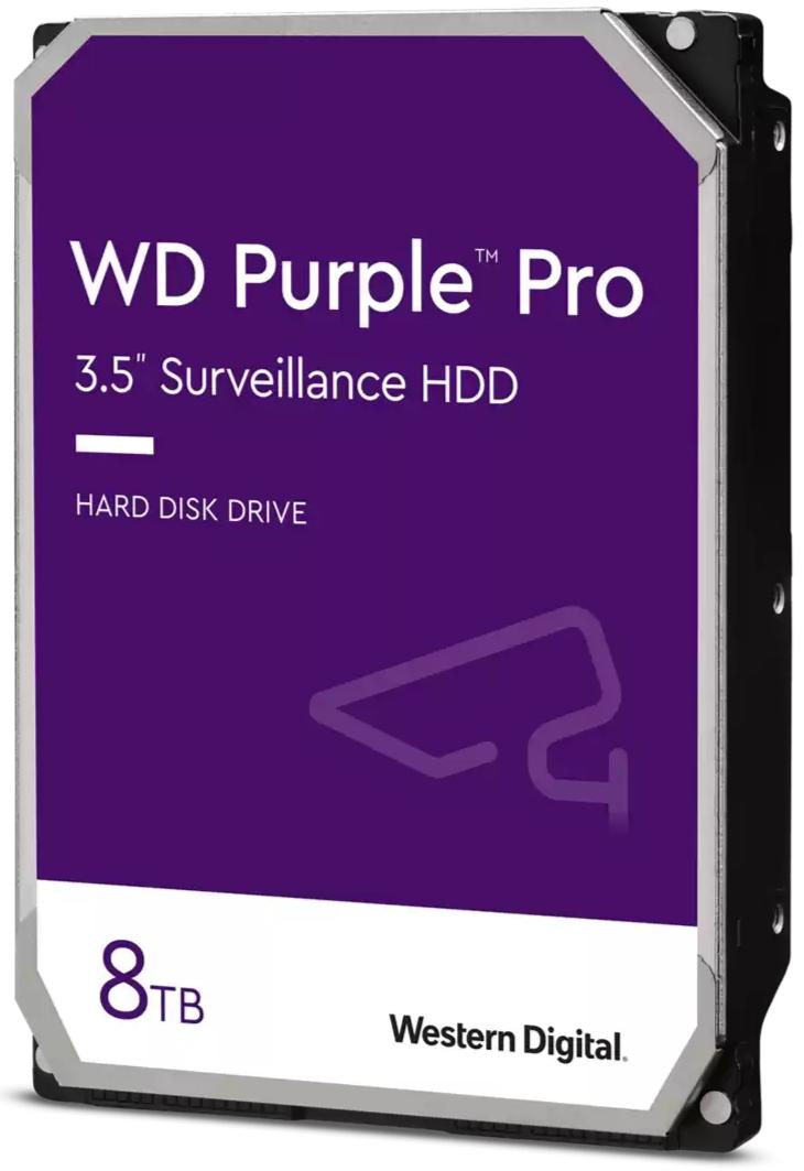 WD Жорсткий диск 8TB 3.5" 7200 256MB SATA Purple Pro Surveillance