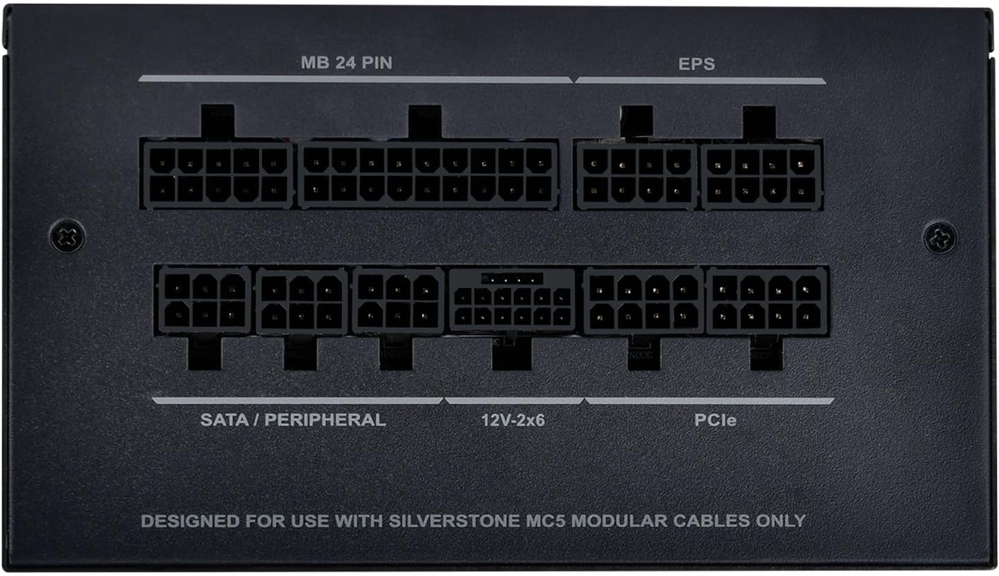 Блок живлення SilverStone Decathlon  (750W),  >90%, 80+ Gold, 120мм, 1xMB, 24pin(20+4), 2xCPU 8pin(4+4), 4xMolex, 8xSATA, 4xPCIe