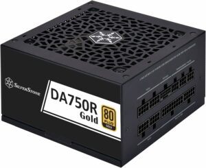 Блок живлення SilverStone Decathlon  (750W),  >90%, 80+ Gold, 120мм, 1xMB, 24pin(20+4), 2xCPU 8pin(4+4), 4xMolex, 8xSATA, 4xPCIe