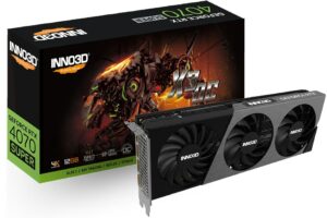 Видеокарта INNO3D GeForce RTX 4070 Super 12GB GDDR6X X3 OC (N407S3-126XX-186162L)