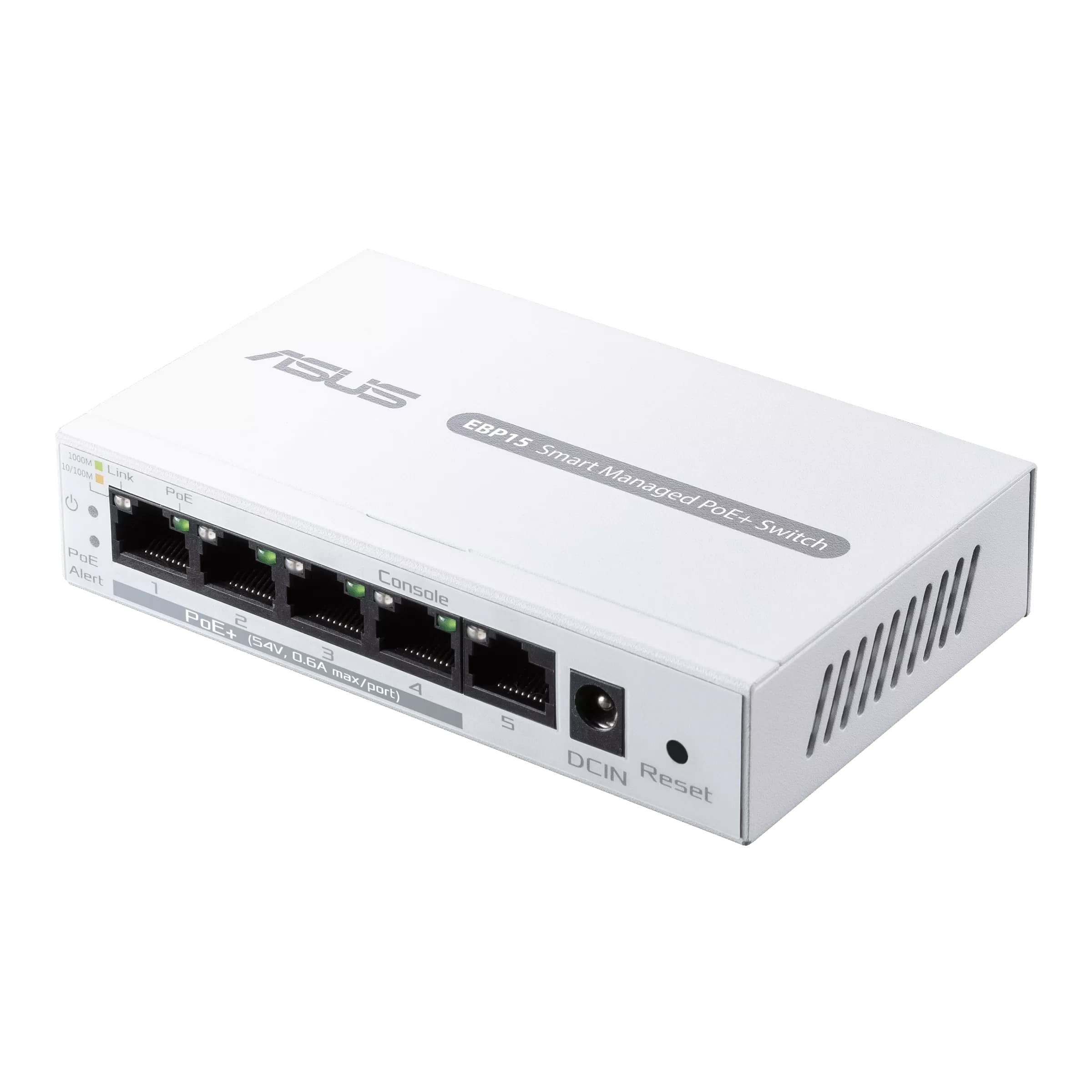 Комутатор ASUS ExpertWiFi EBP15 5xGE (4xPoE), 60Вт, Керований L2+