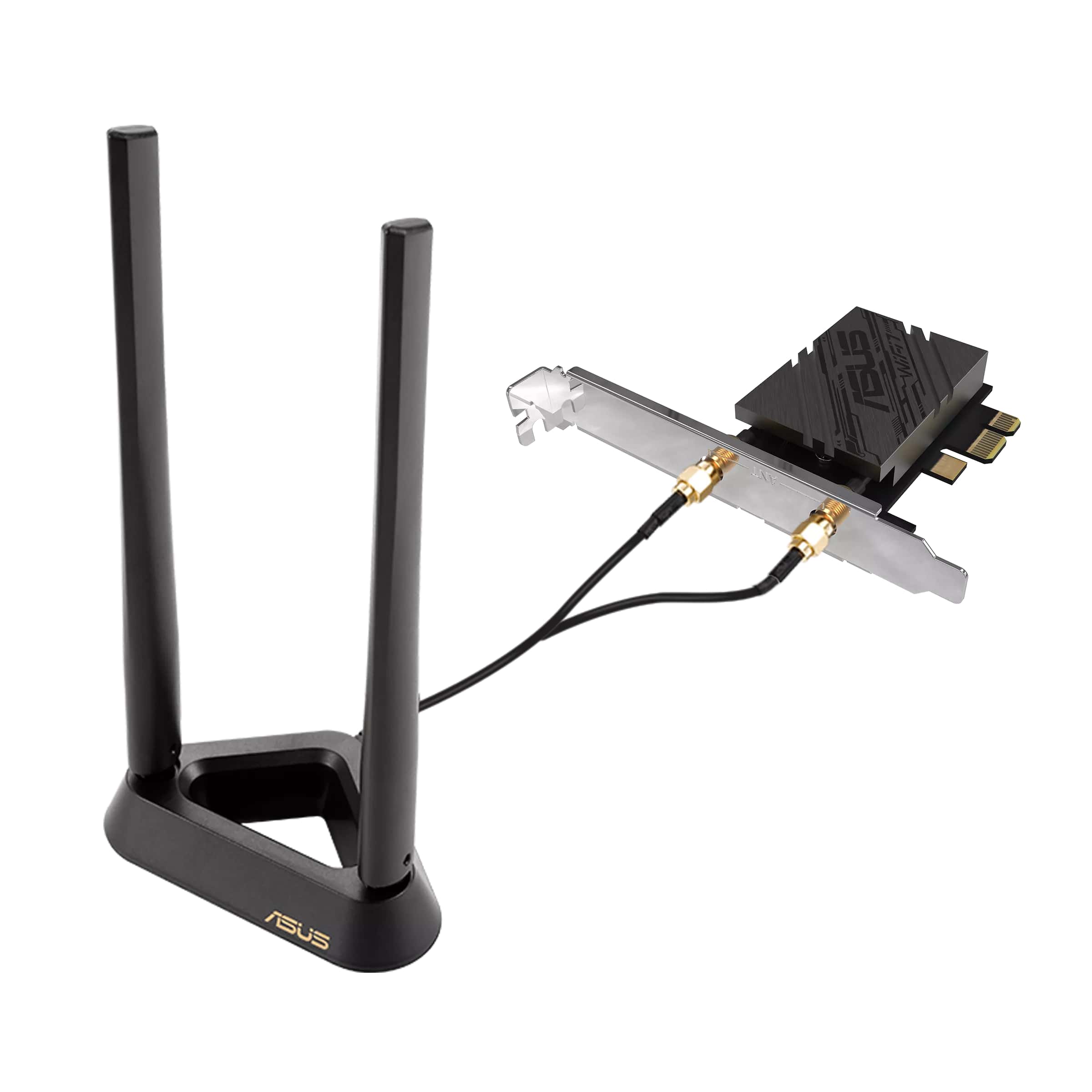 Адаптер WiFi ASUS PCE-BE92BT BE9400, PCI-Express x1, BT5.4