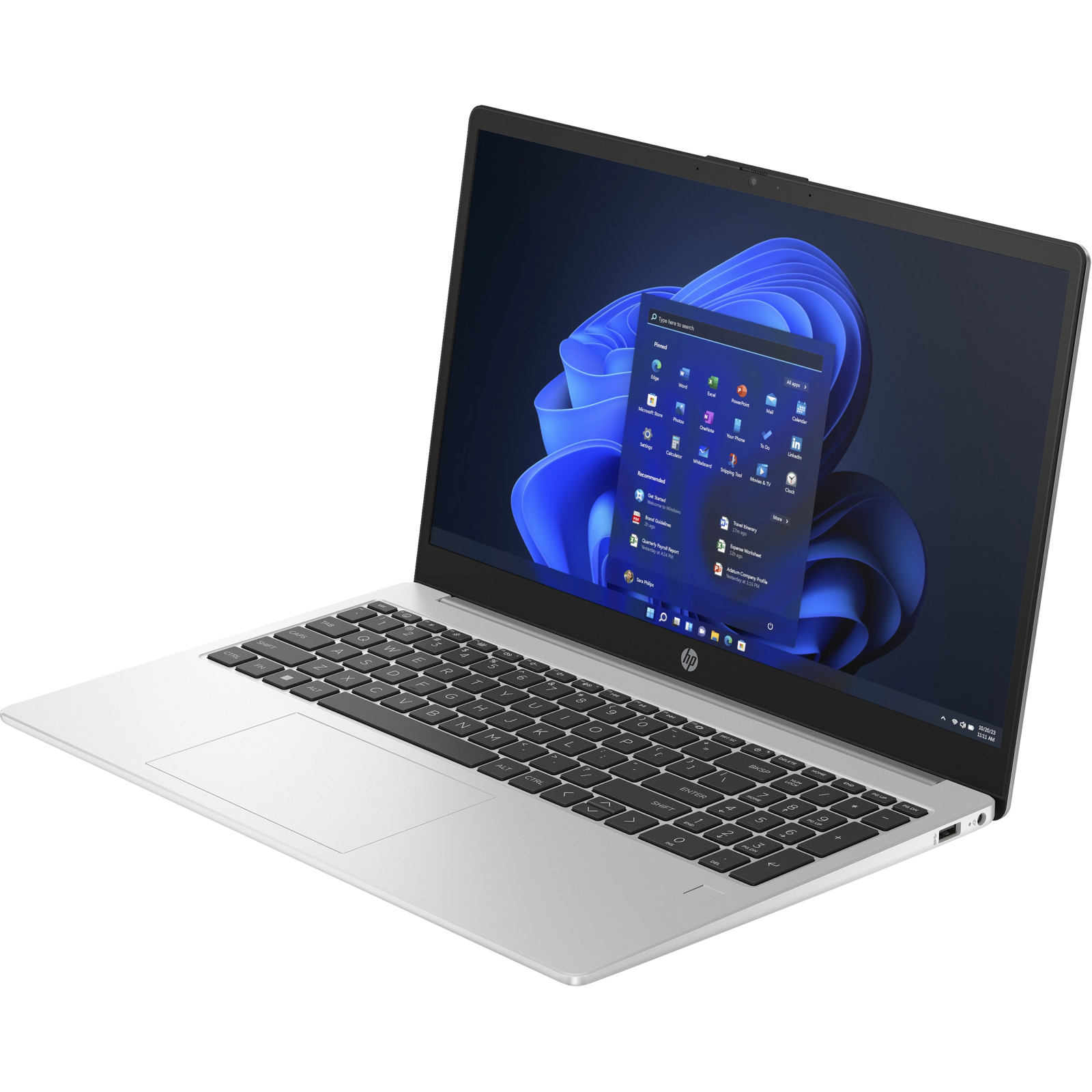 Ноутбук HP 250-G10 15.6" FHD IPS AG, Intel i5-1334U, 16GB, F512GB, UMA, Win11P, сріблястий