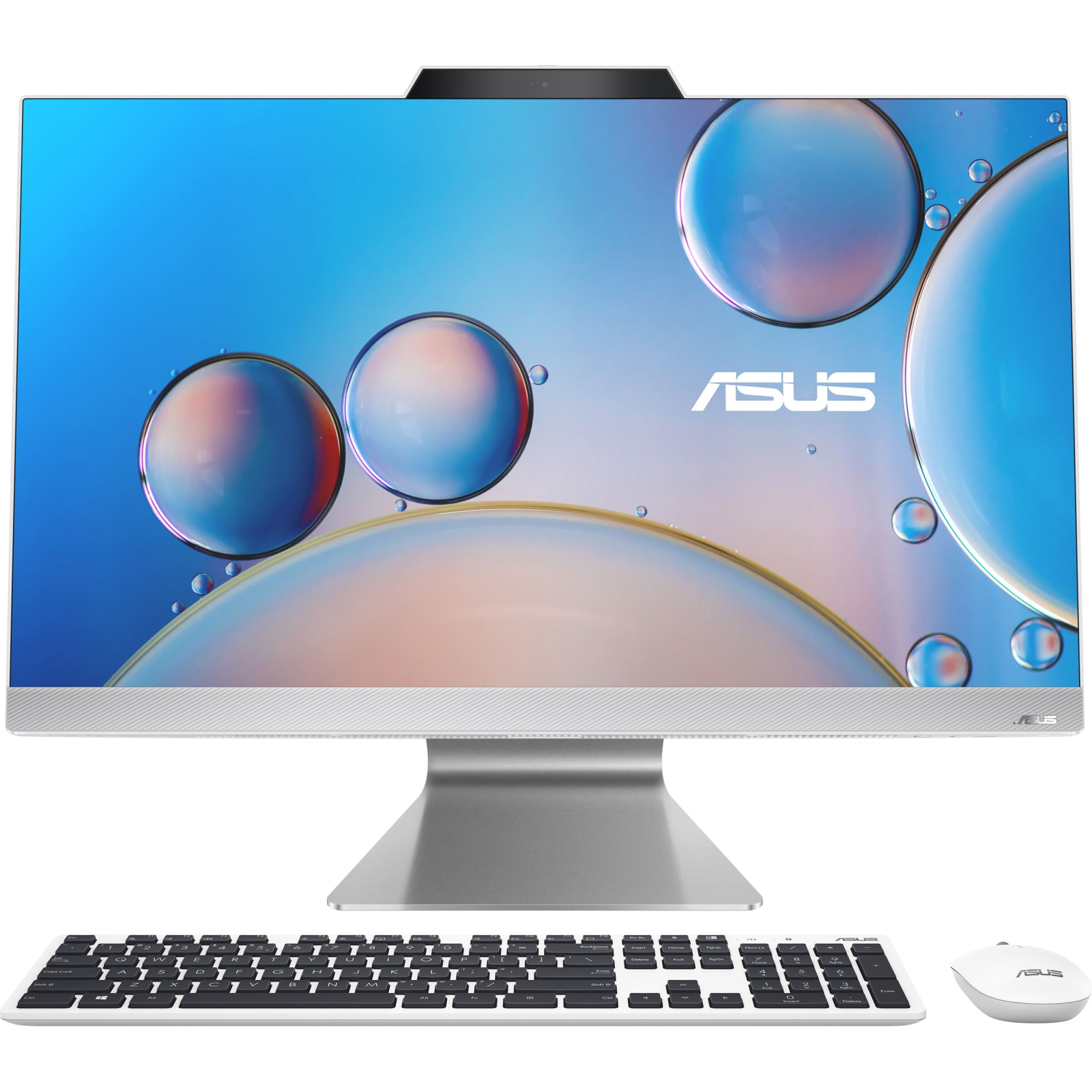 Комп'ютер персональний моноблок ASUS M3702WFAK-WA0330 27" FHD AG, AMD R5-7520U, 16GB, F1TB, UMA, WiFi, кл+м, без ОС, білий