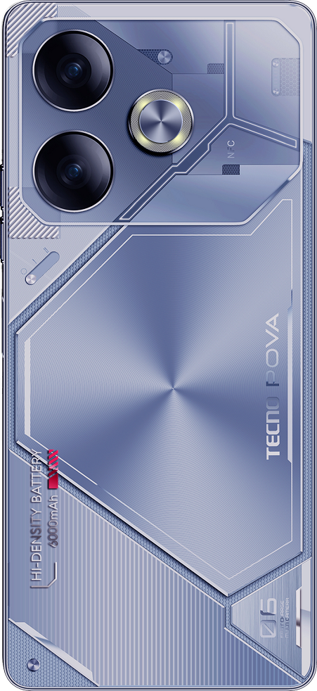 Смартфон TECNO POVA 6 (LI7) 12/256Gb Interstellar Blue