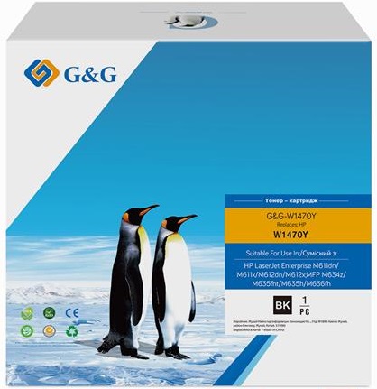 Картридж G&G до HP 147Y LJ MFP M611/M612/M635/M636 Black (42 000стор)