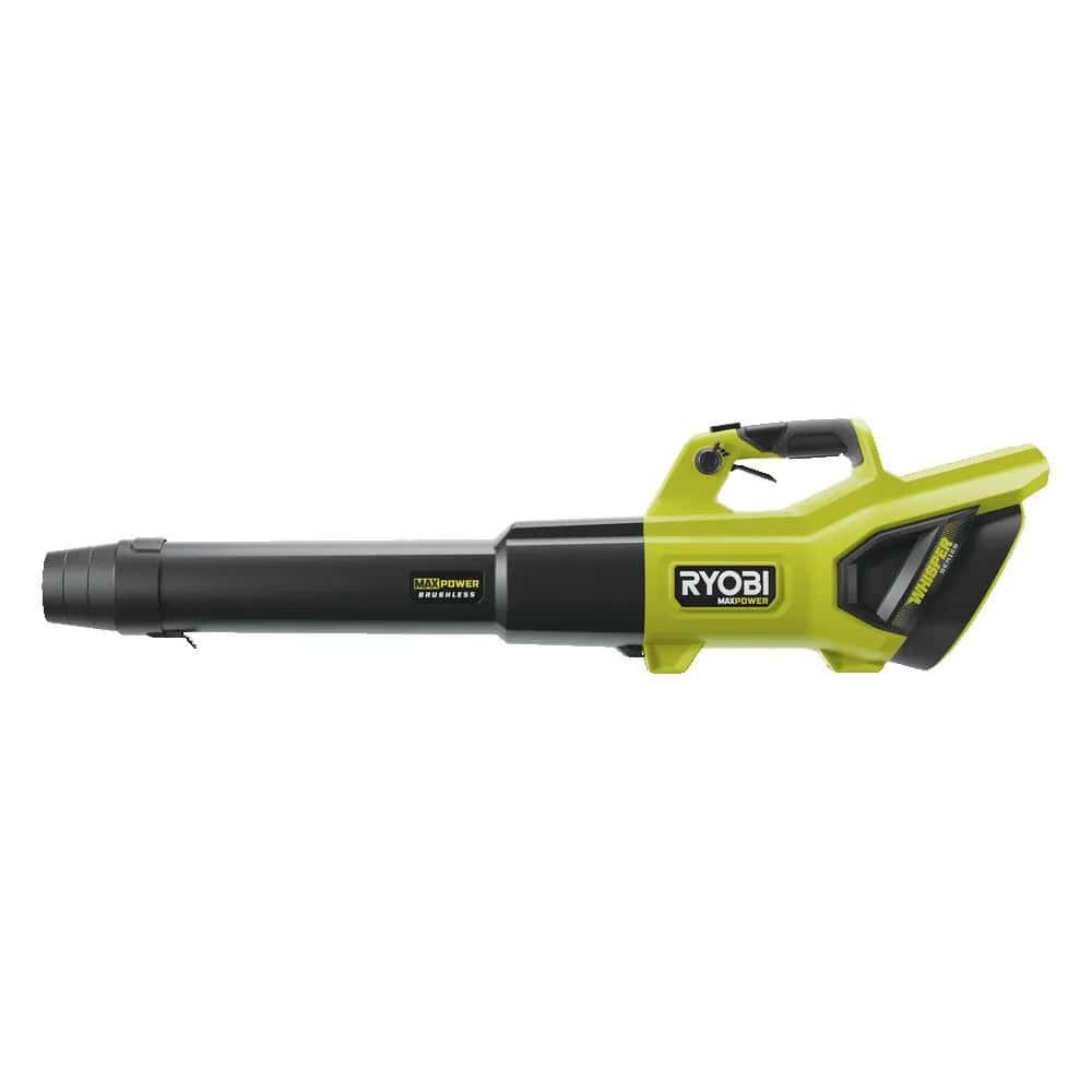 Повітродув садовий акумуляторний Ryobi Ryobi RY36BLXB-0, 36В MAX POWER, 306 км/год, 1240 м.куб/год, 3кг без АКБ та ЗП