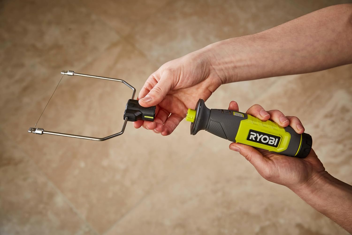 Термоніж Ryobi RHC4-120G акумуляторний, 4В USB Lithium, 450 градусів, 5 змінних насадок, АКБ 1х2Аг