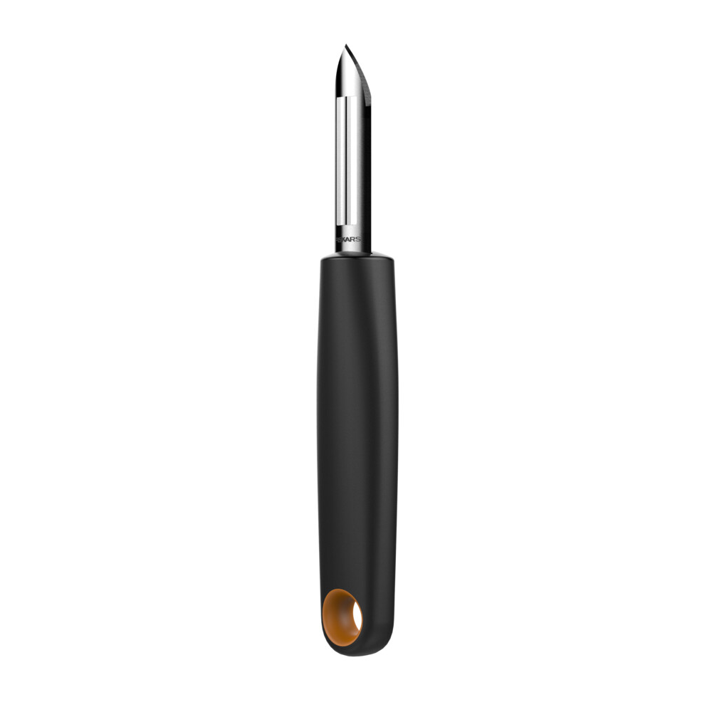 Овочечистка вертикальна Fiskars Functional Form, 26.7см, нержавіюча сталь, пластик, чорний