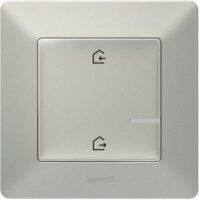 Головний бездротовий вимикач Legrand Valena Allure with Netatmo "Дома/не вдома". Алюміній (752386)