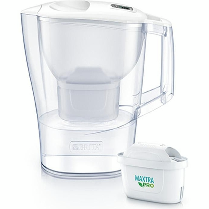 Фільтр-глечик Brita Aluna Memo MXPro 2.4л (1.4л очищеної води) білий (1052801)