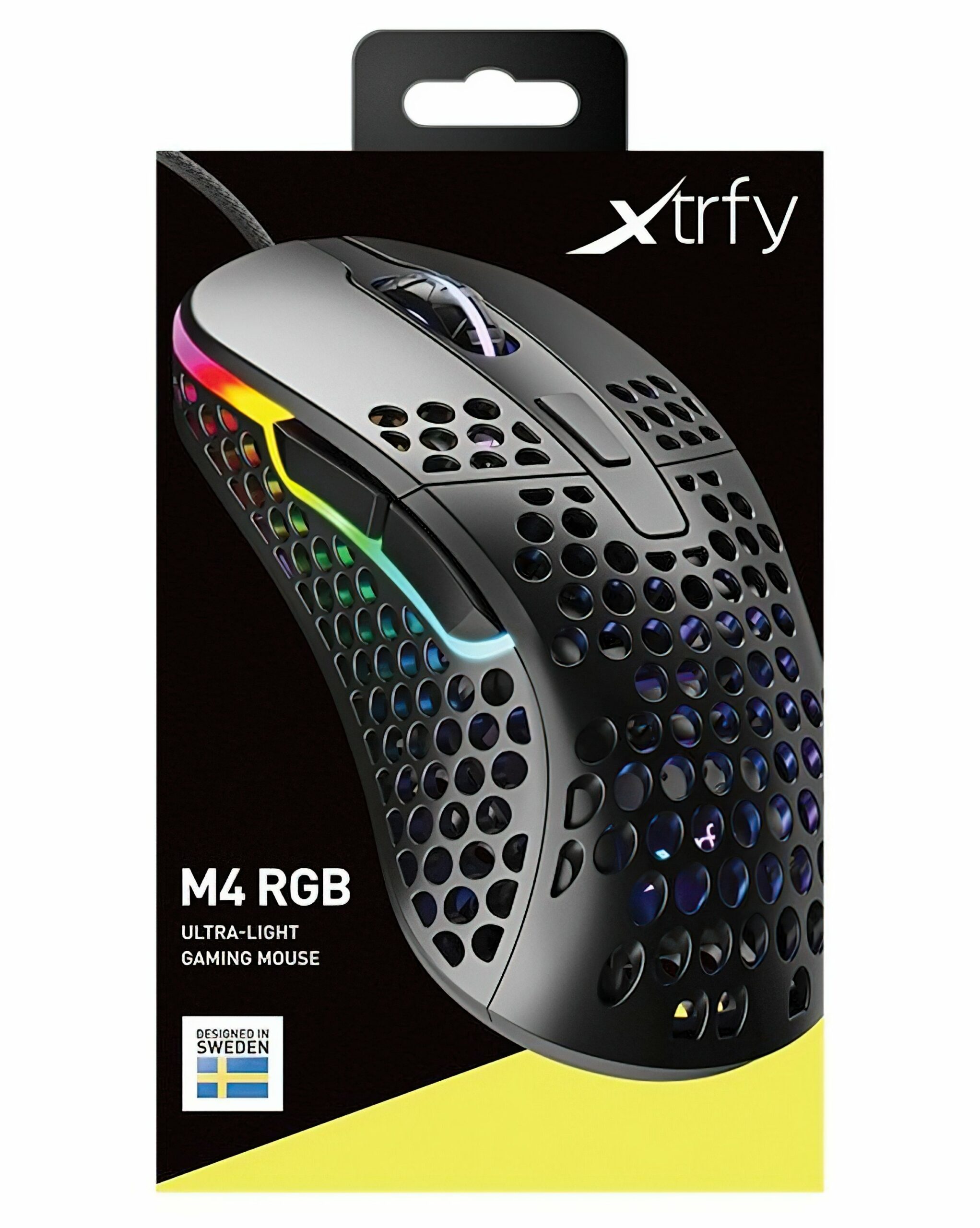 Ігрова миша Xtrfy M4 RGB, Black (XG-M4-RGB-BLACK)