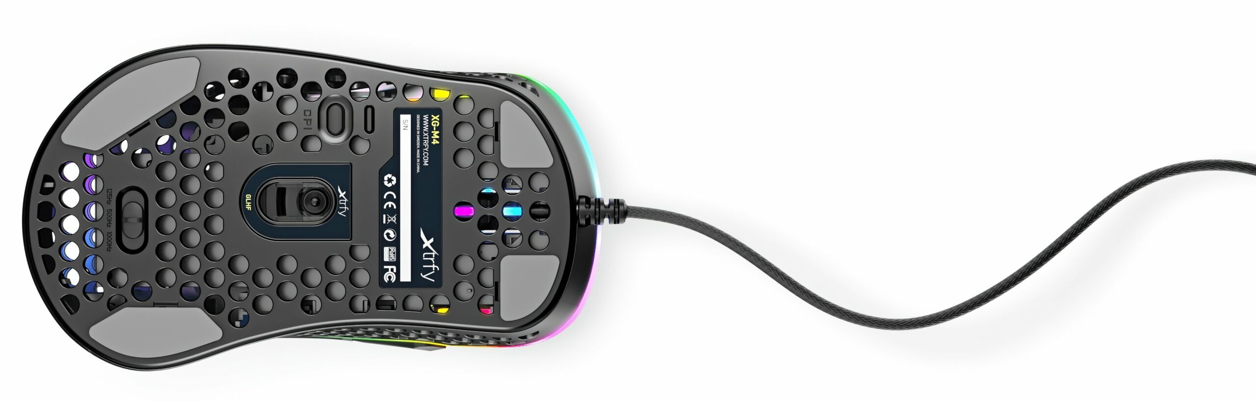 Ігрова миша Xtrfy M4 RGB, Black (XG-M4-RGB-BLACK)