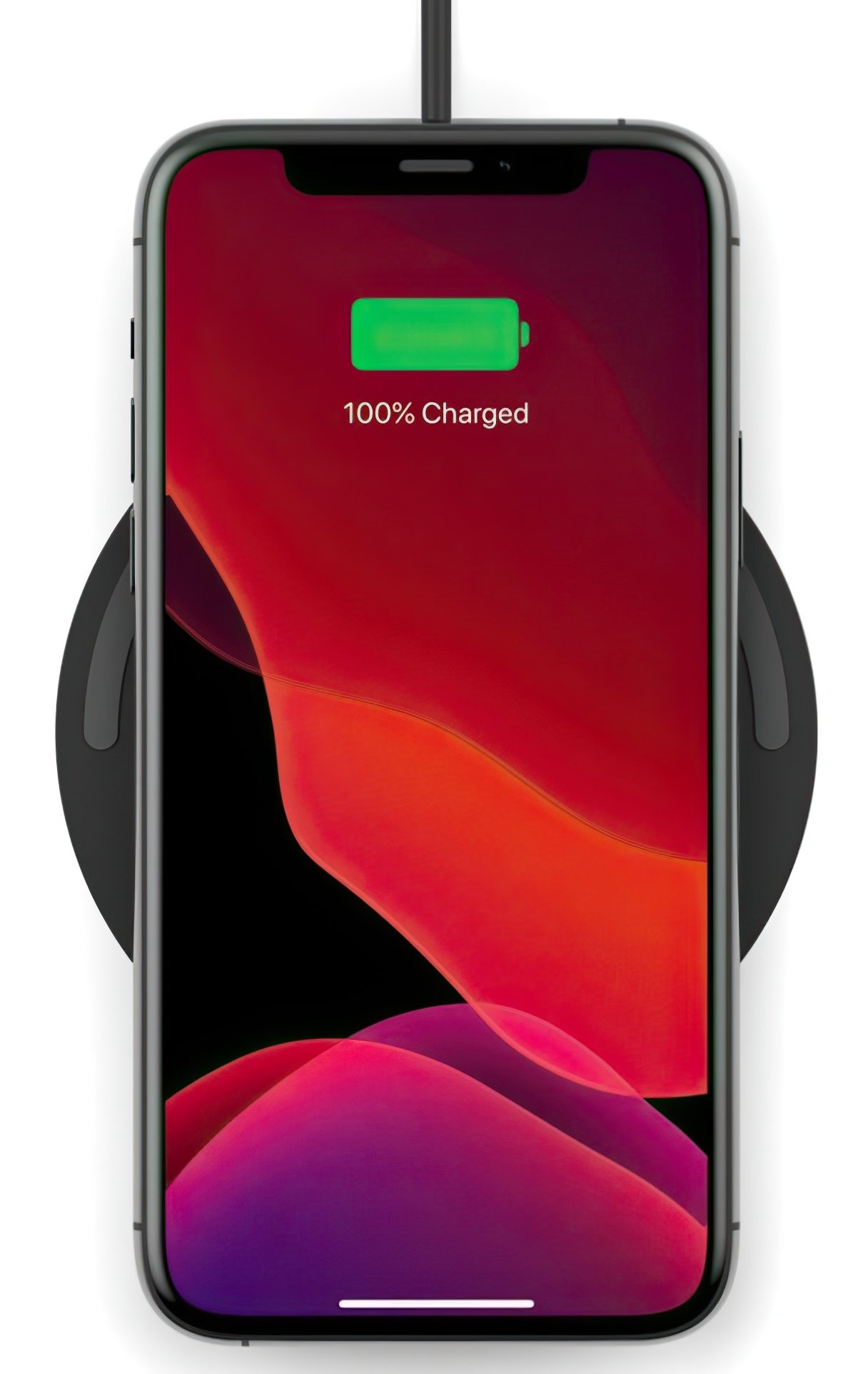 Бездротовий зарядний пристрій Belkin Pad Wireless Charging Qi, 10W, PSU, black (WIA001BTBK)