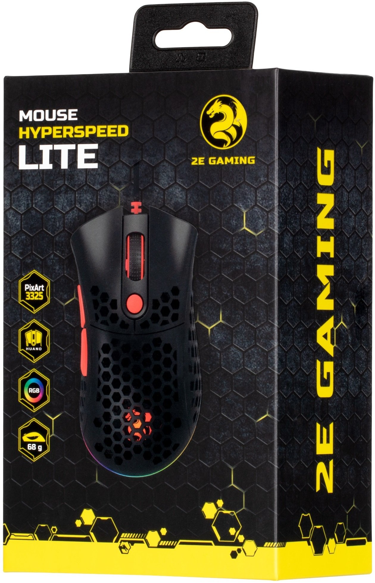 Ігрова миша 2E Gaming HyperSpeed Lite RGB Black (2E-MGHSL-BK)